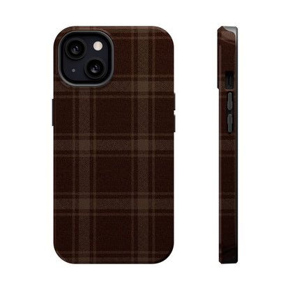 Cocoa Plaid iPhone Case