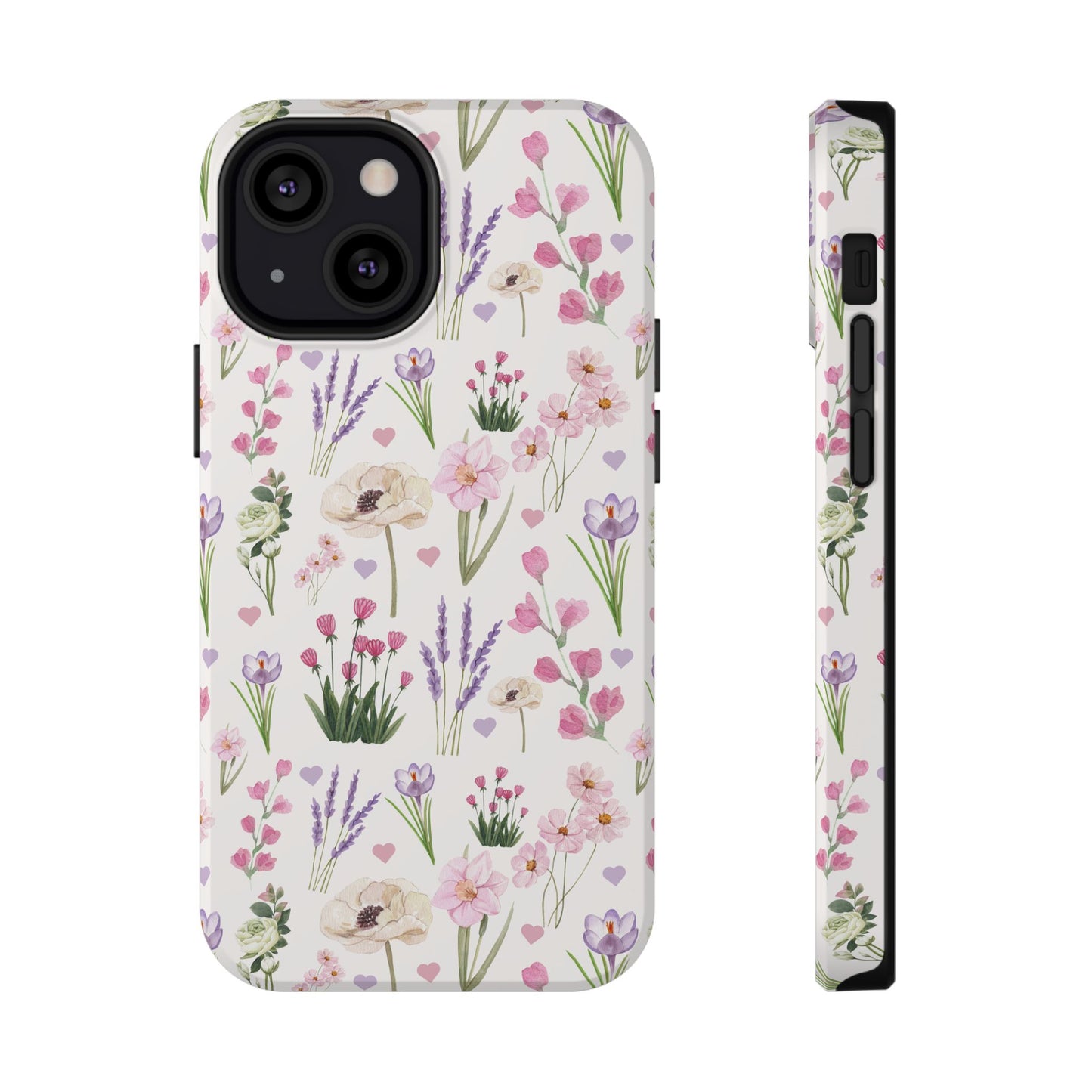 Vintage Purple Floral iPhone Case