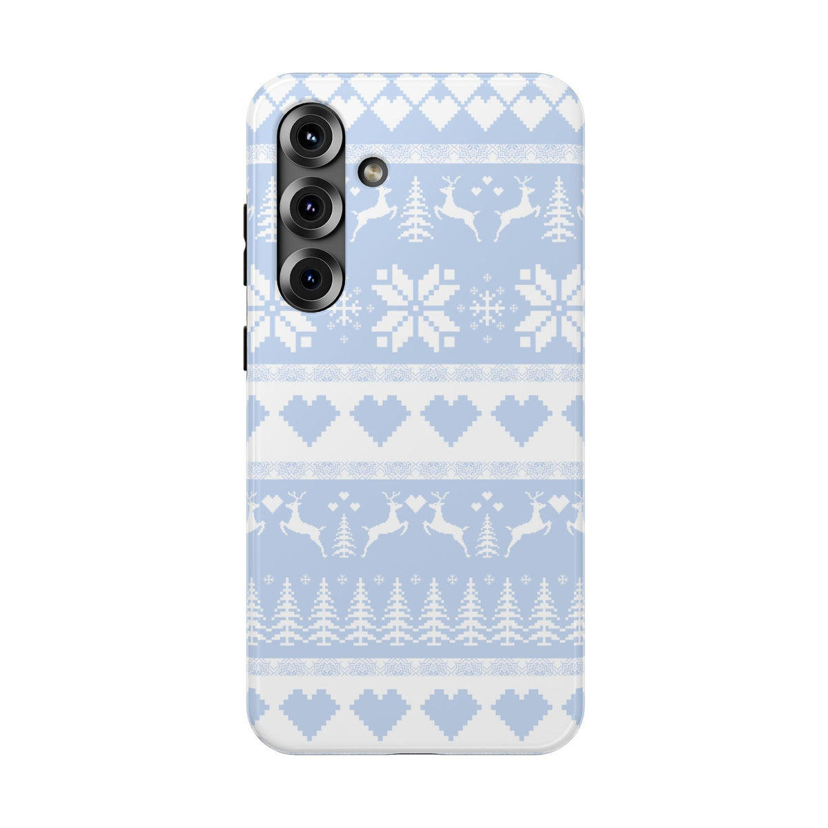 Blue Christmas Sweater Samsung Case