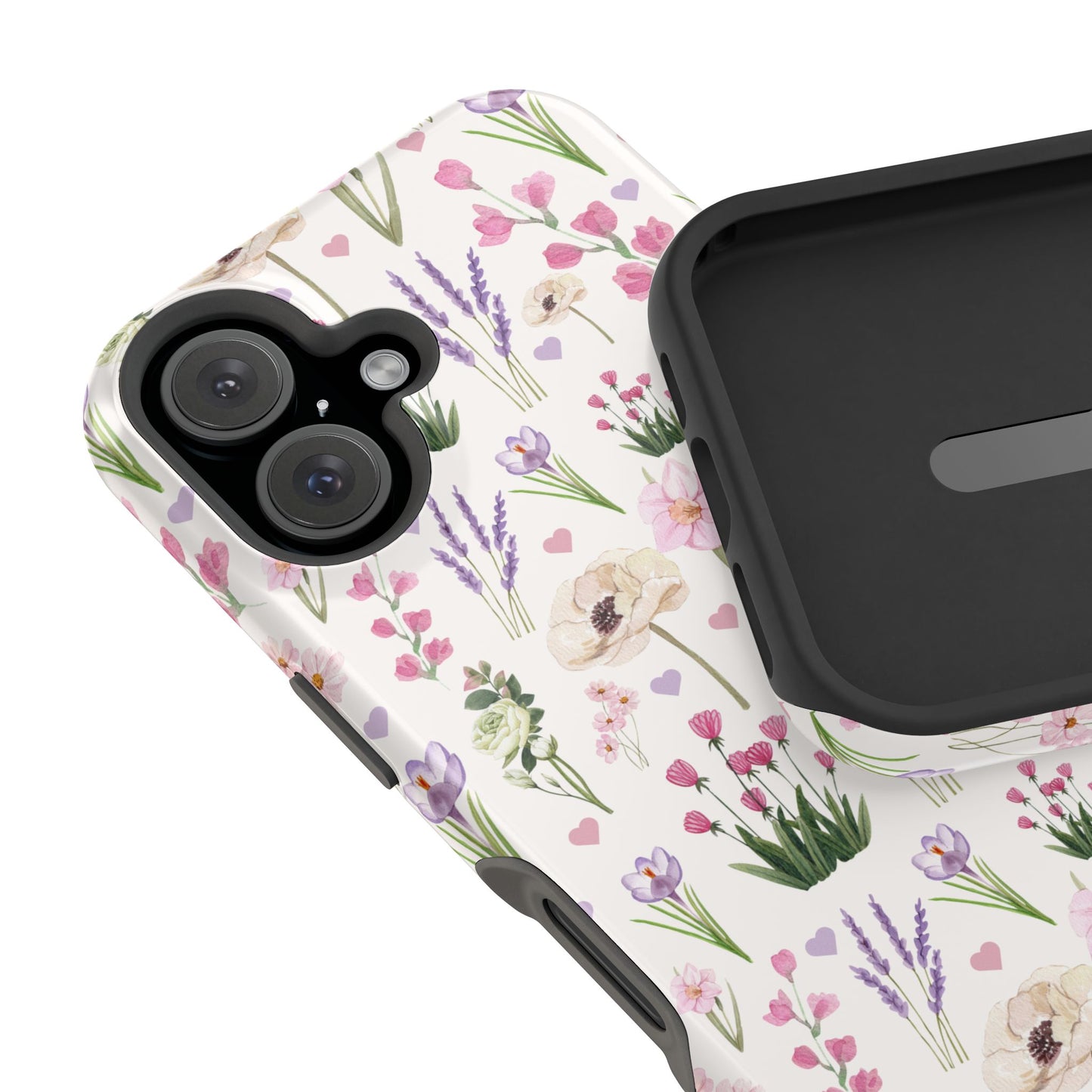 Vintage Purple Floral iPhone Case