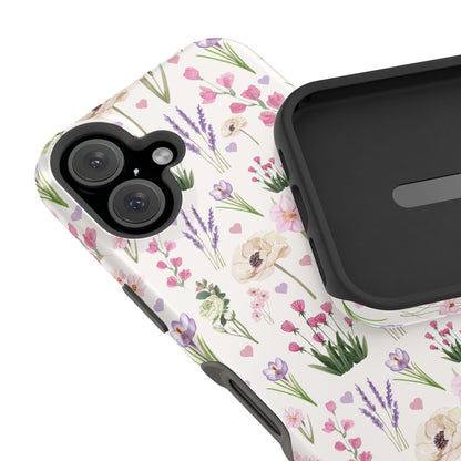 Vintage Purple Floral iPhone Case