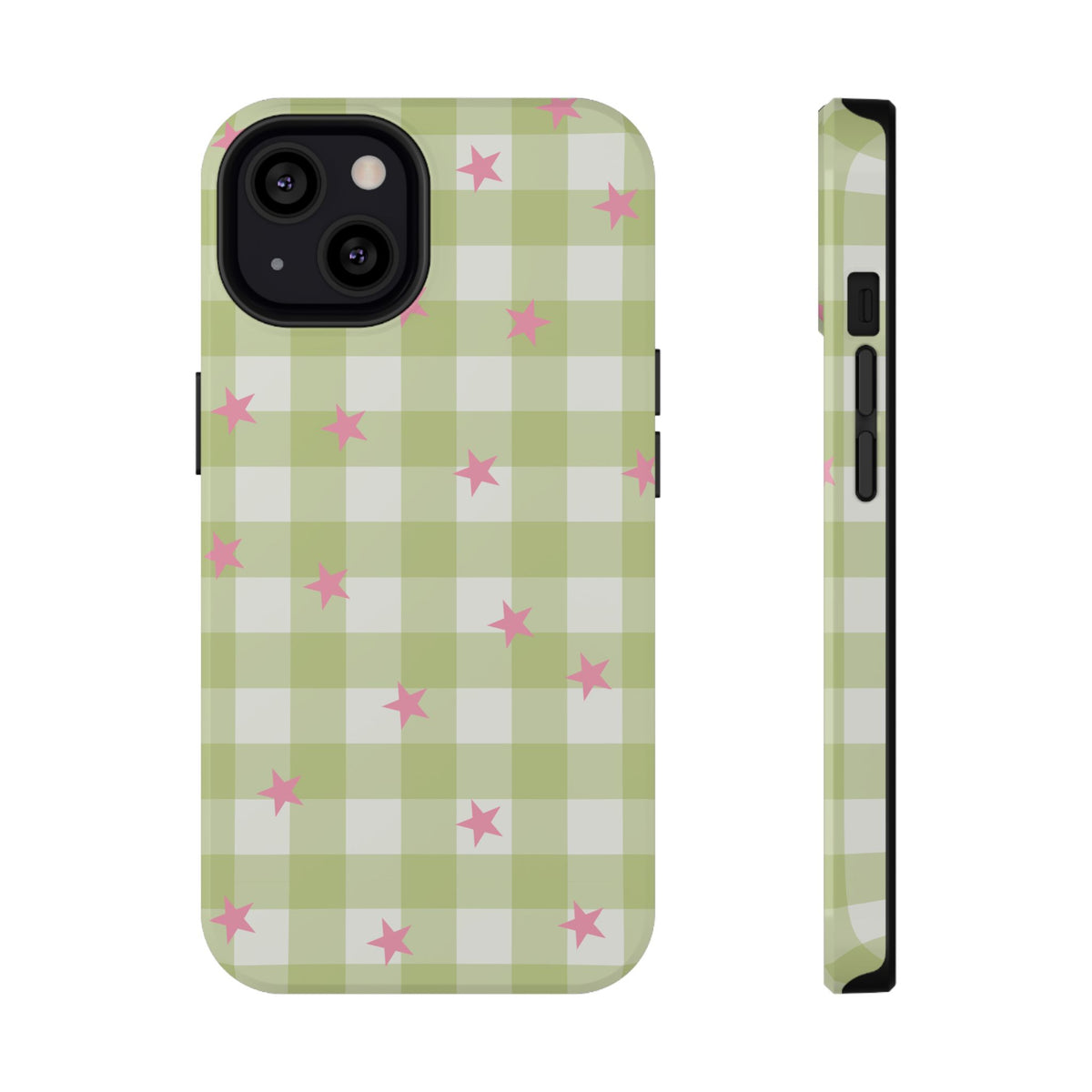 Lucky Star Gingham iPhone Case