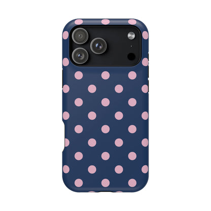 Periwinkle Polka Dots iPhone Case