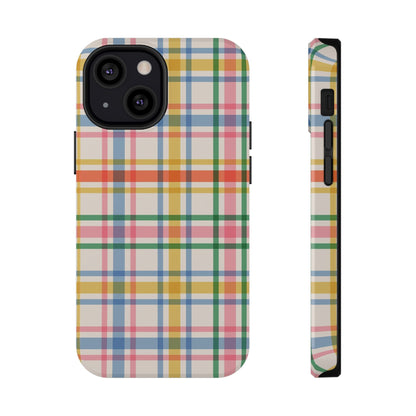 Retro Plaid iPhone Case