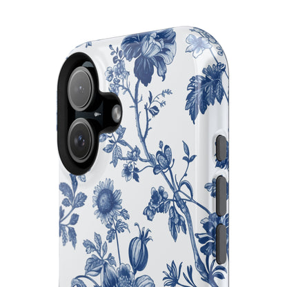 French Navy Toile iPhone Case