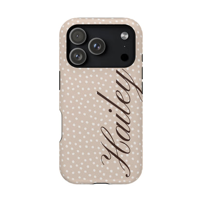 Custom Vanilla Dots iPhone Case