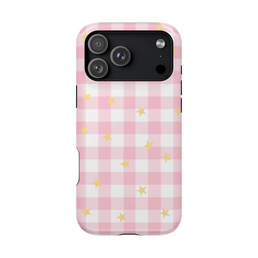 Pink Lemonade Gingham iPhone Case