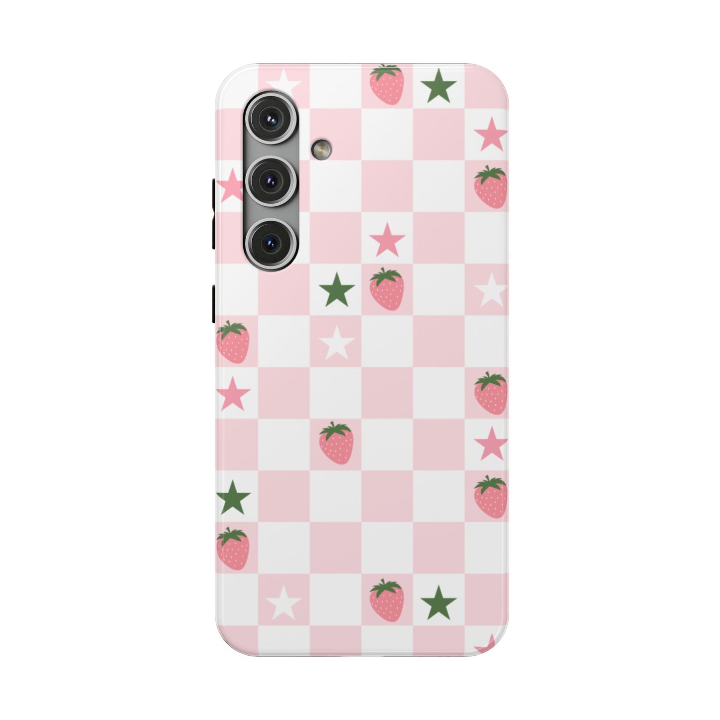 Strawberry Check Samsung Case