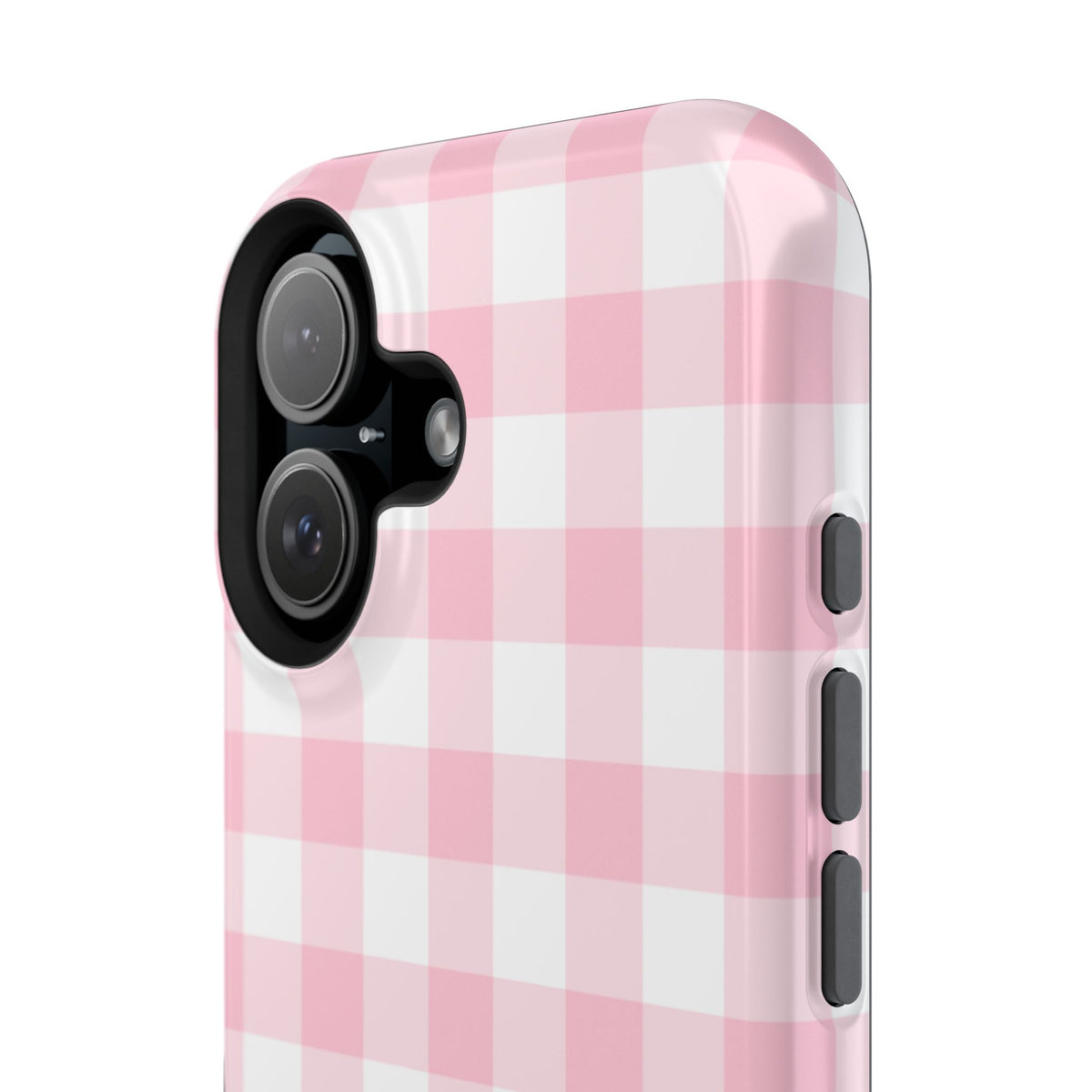 Pink Gingham iPhone Case
