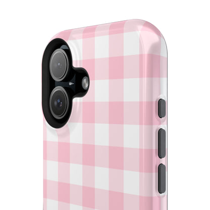 Pink Gingham iPhone Case