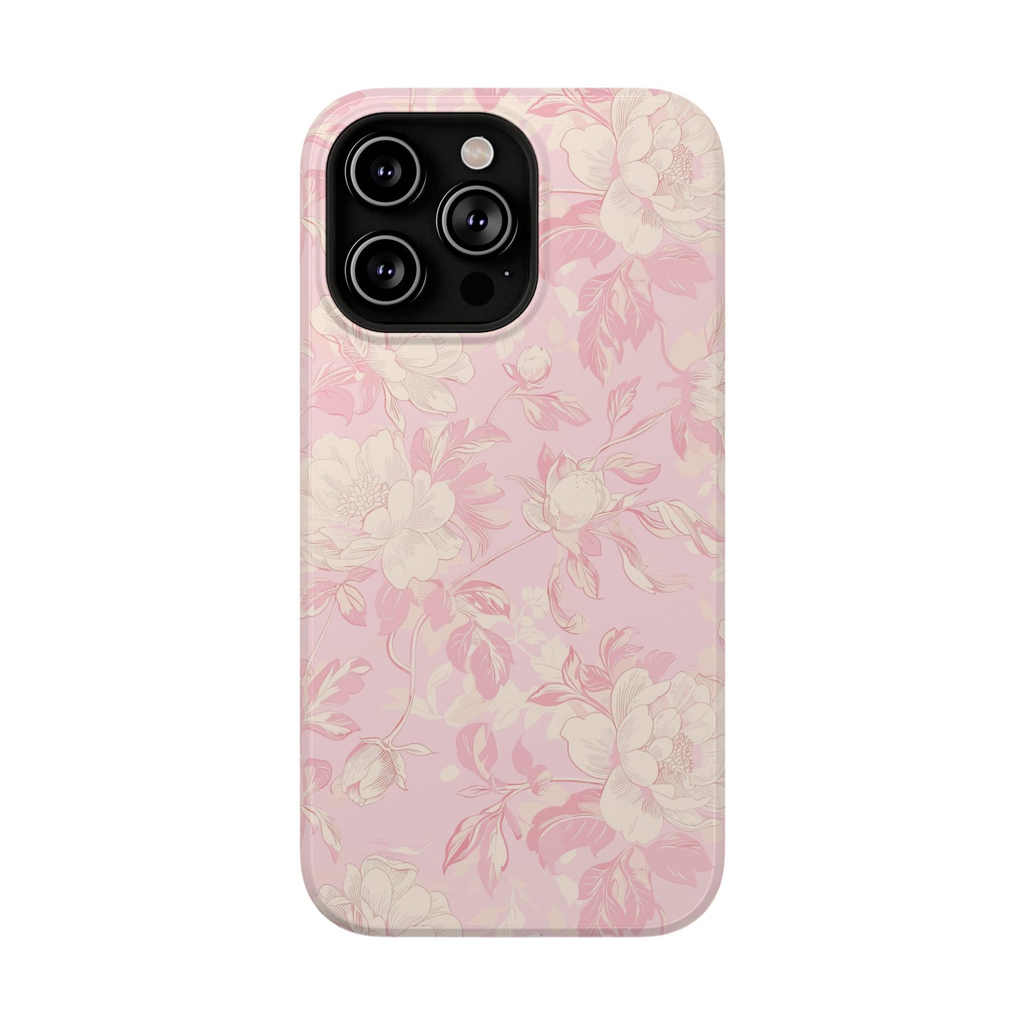 Pretty Pink Toile iPhone Case