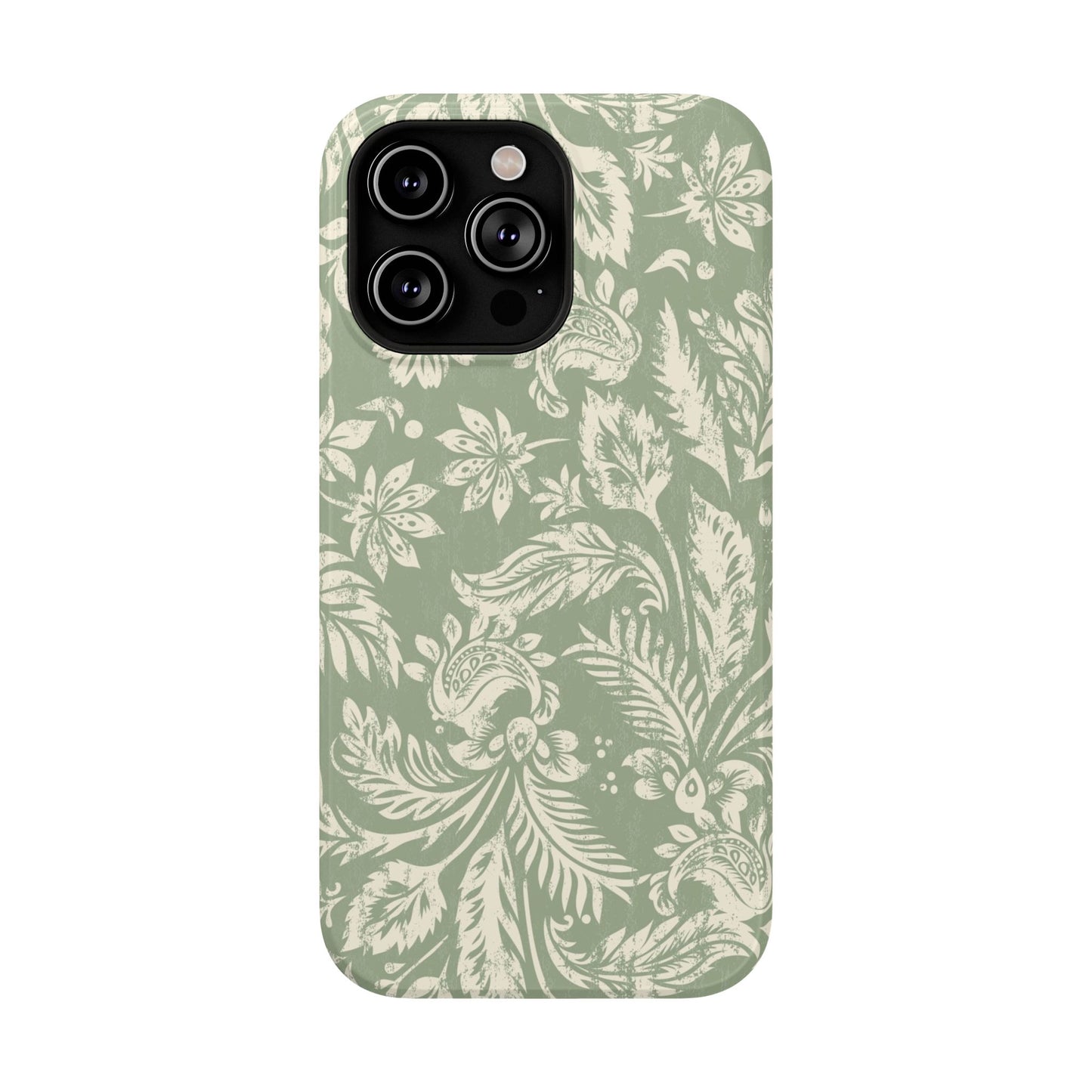 Sage Paisley iPhone Case