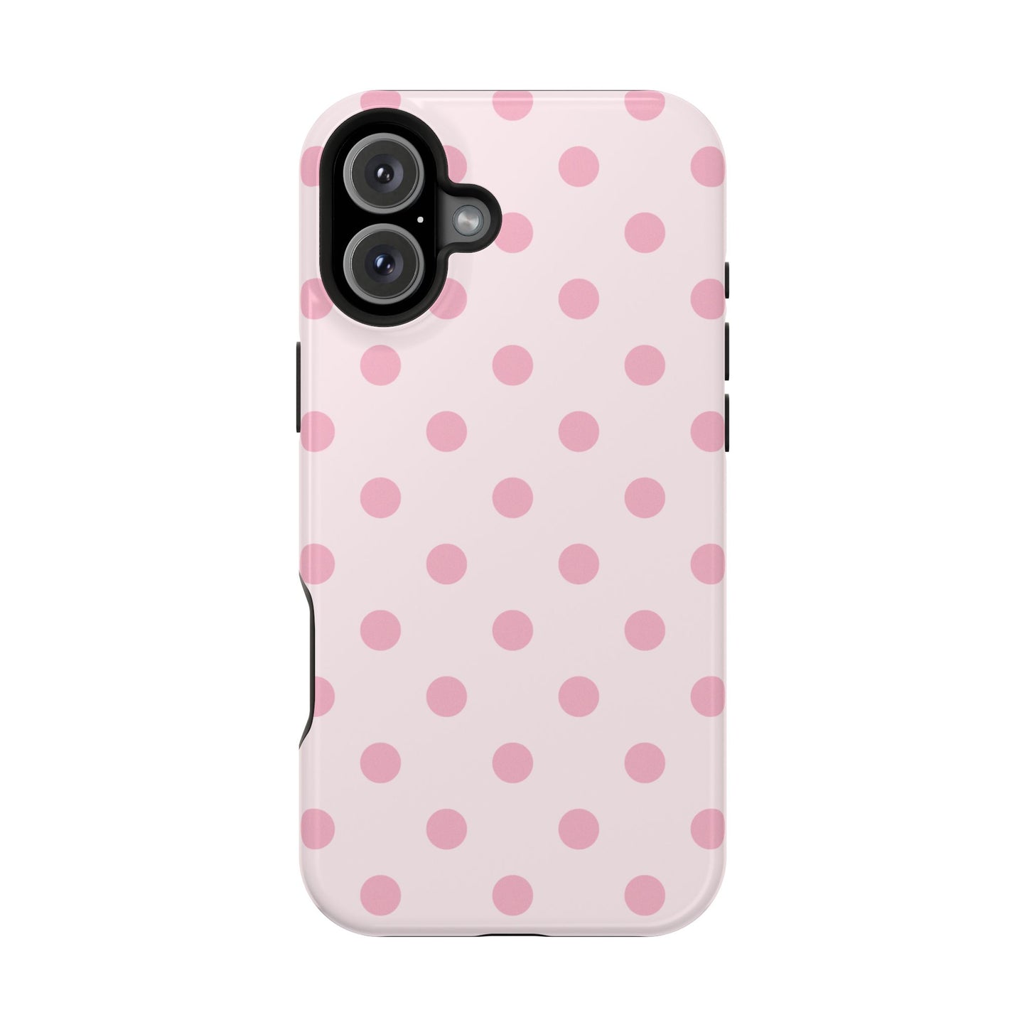 Pink Sprinkles Polka Dots iPhone Case