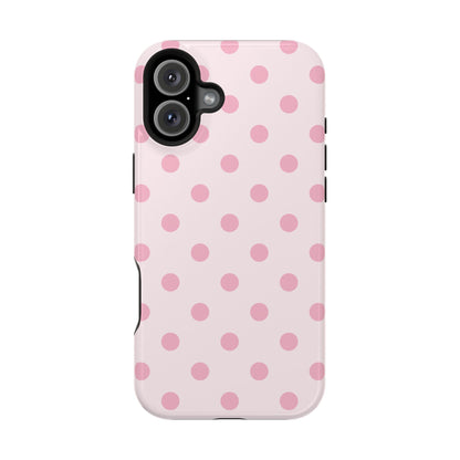 Pink Sprinkles Polka Dots iPhone Case