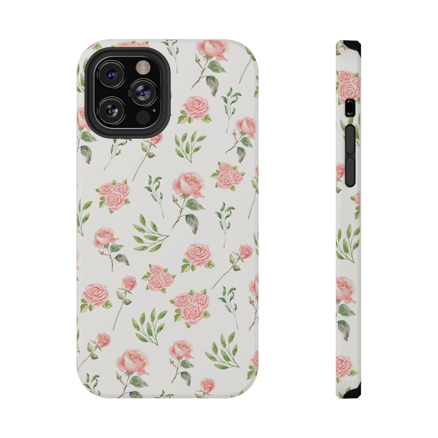 Pink Vintage Roses iPhone Case