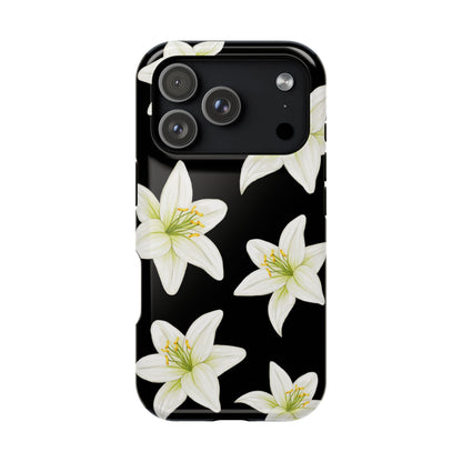 Black Tiger Lily iPhone Case