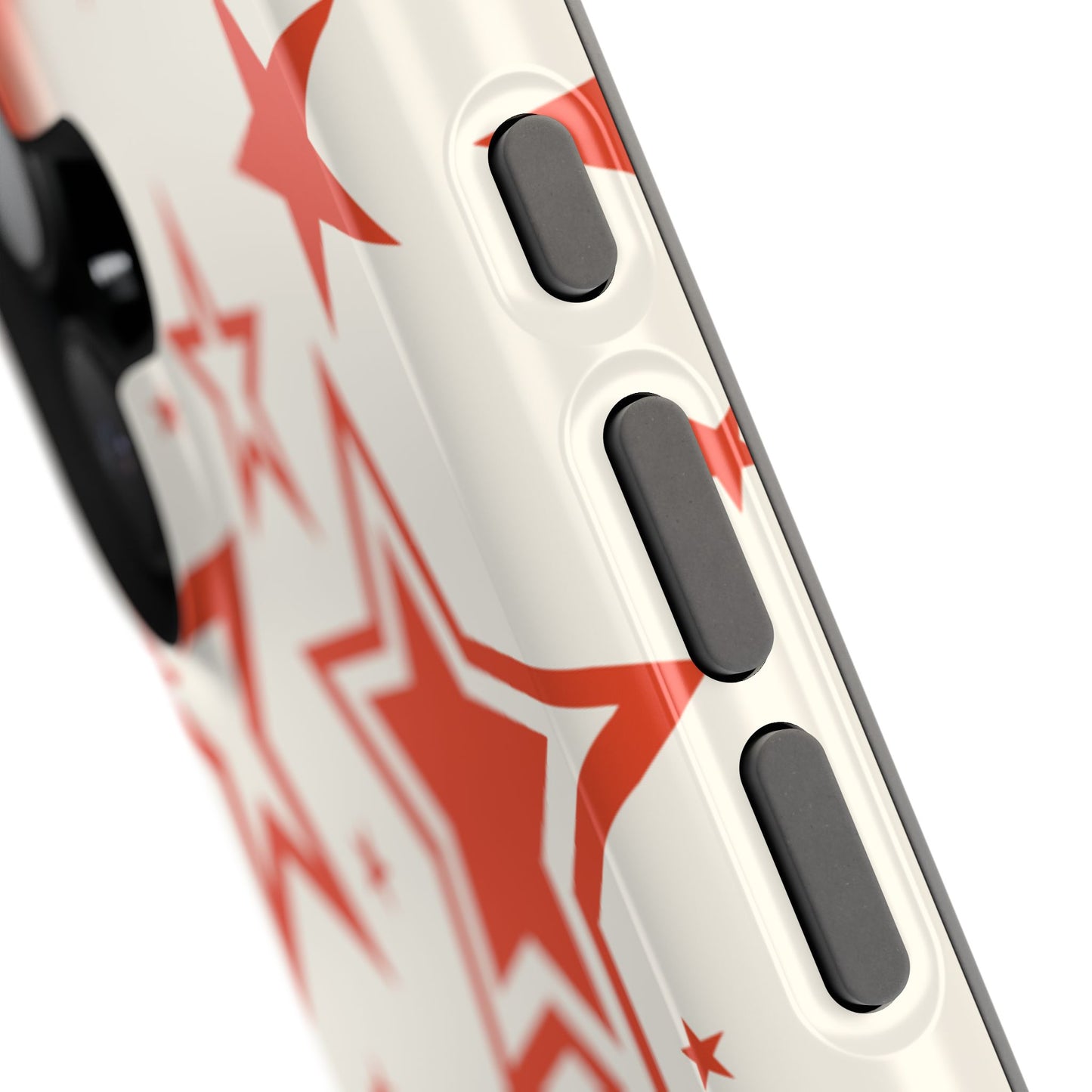 Red Stardust iPhone Case
