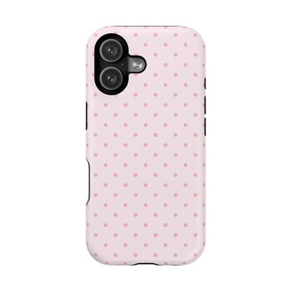 Pink Sprinkles Mini Dots iPhone Case