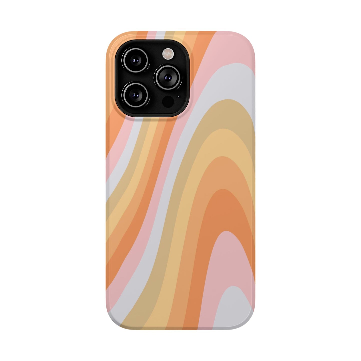 Rainbow Waves iPhone Case