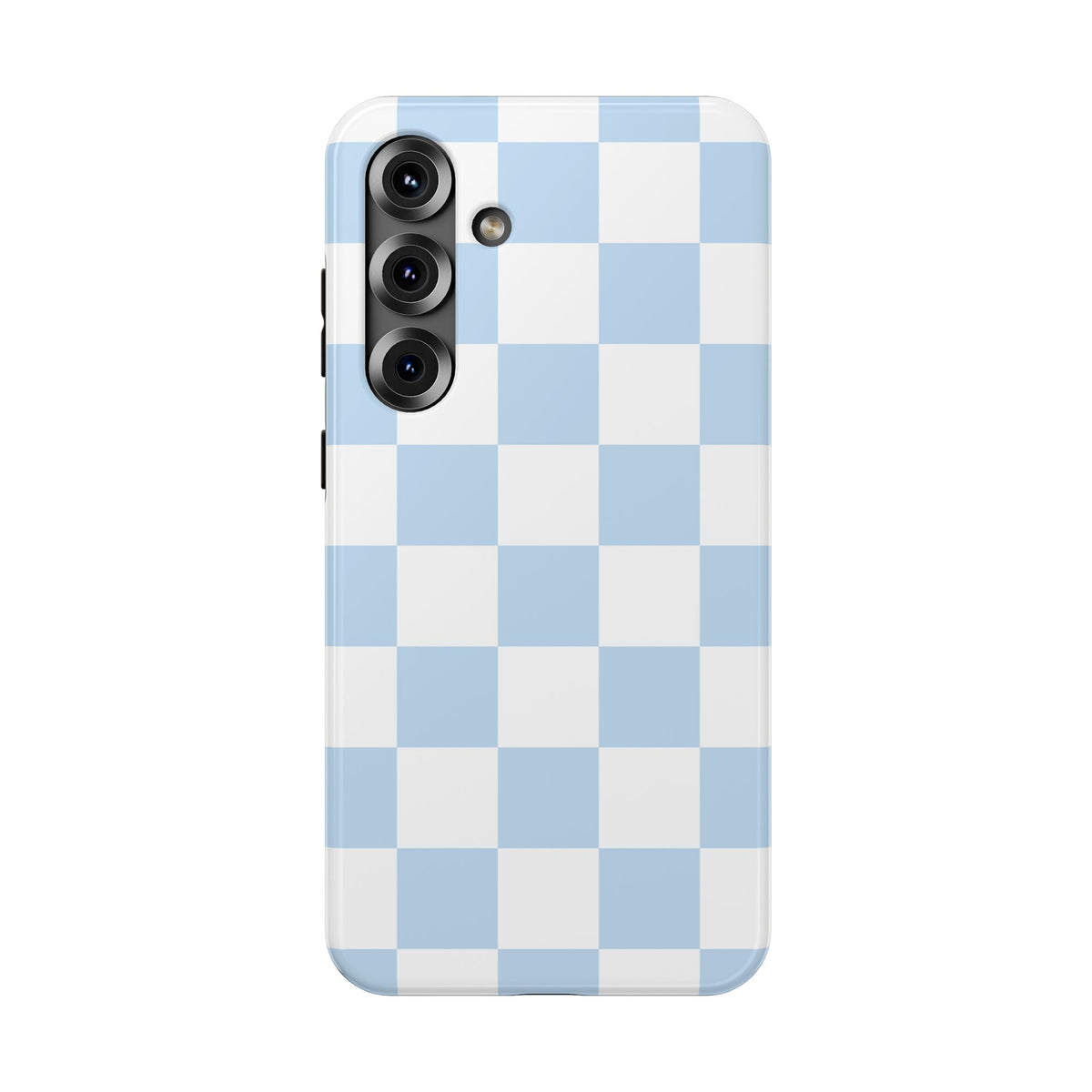 Pastel Blue Checkered Samsung Case