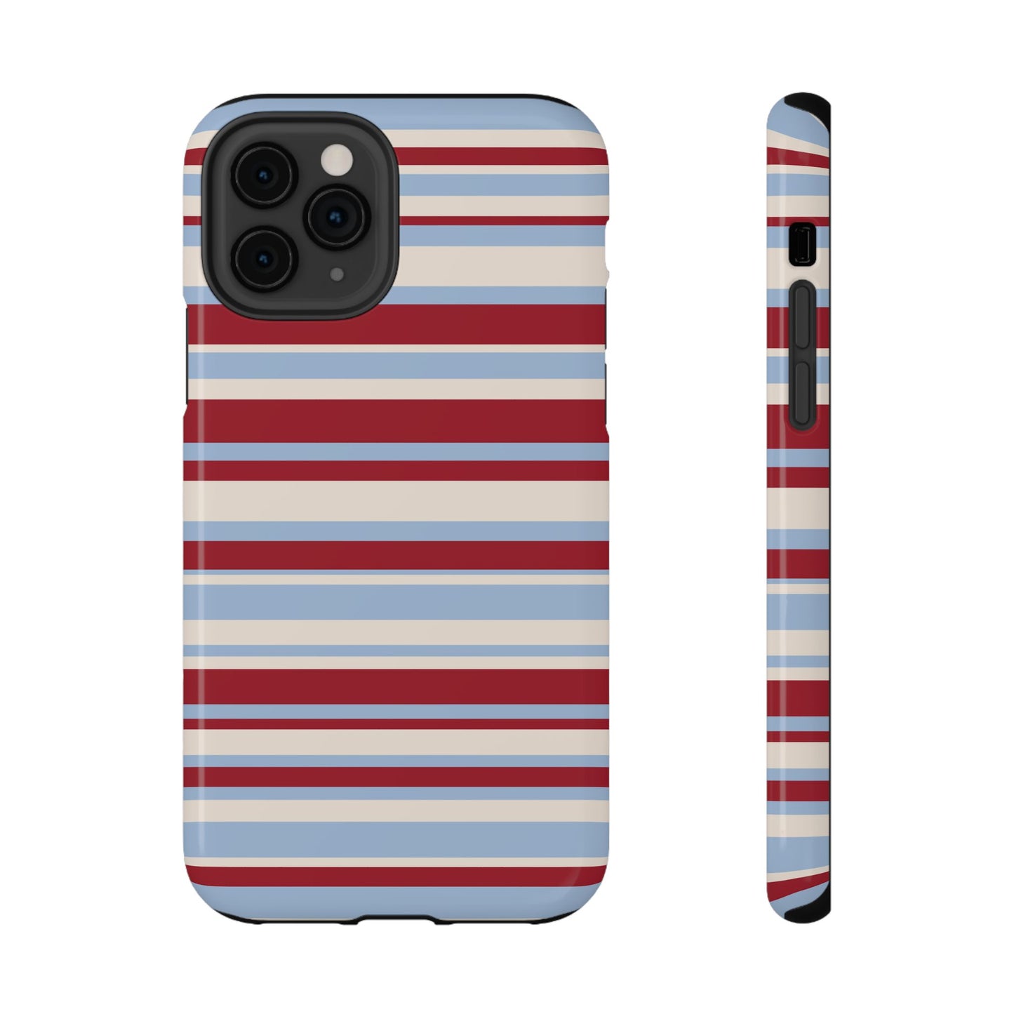 Cherry Soda Stripes iPhone Case