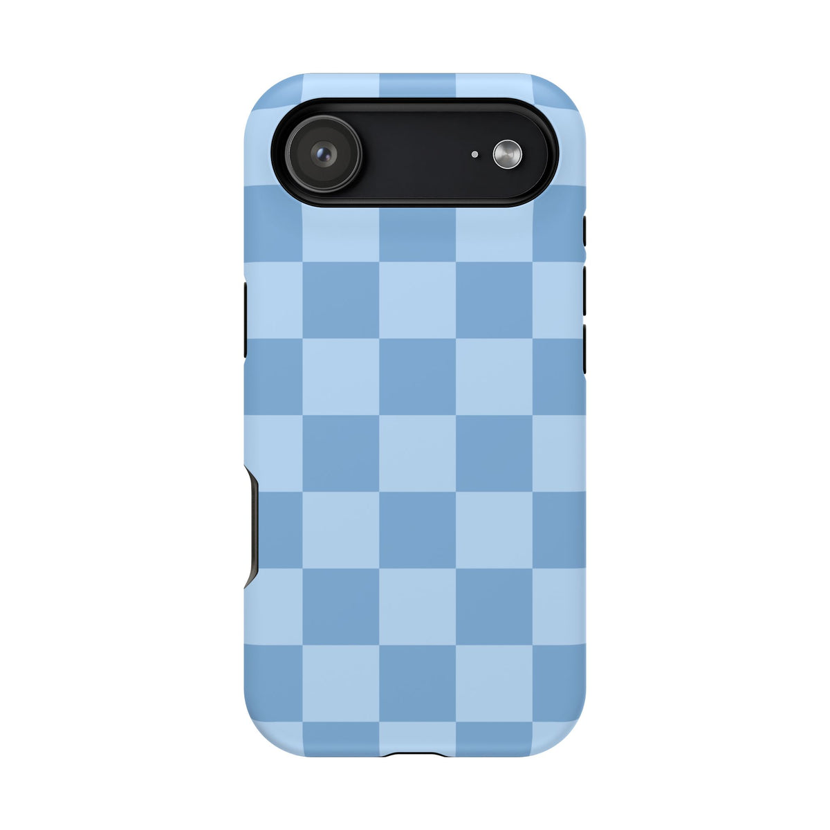 Blue Candy Checkered iPhone Case