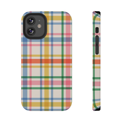 Retro Plaid iPhone Case