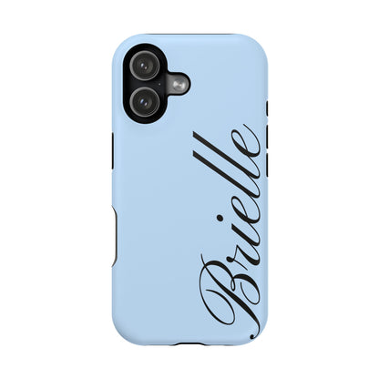 Personalized Blue iPhone Case