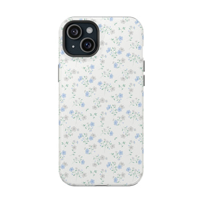 Blue Floral Ditsy iPhone Case