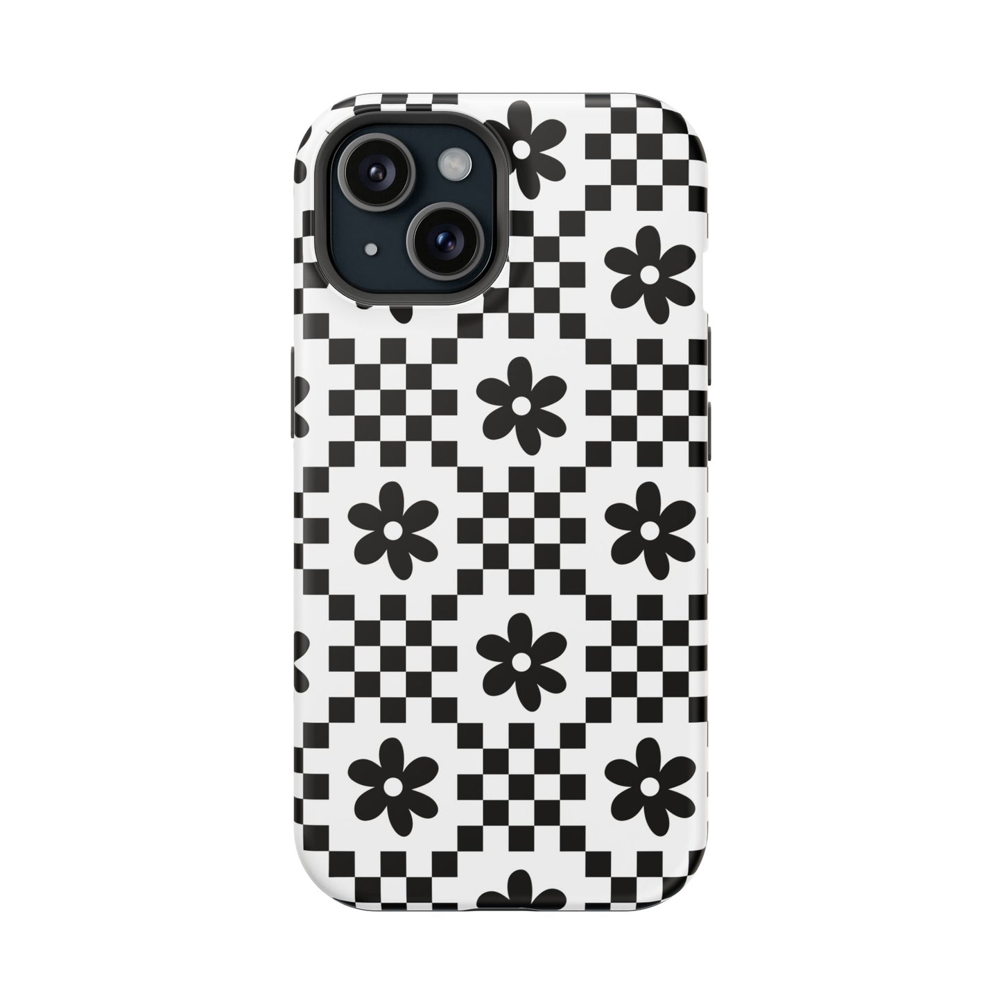 Monochrome Daisy iPhone Case