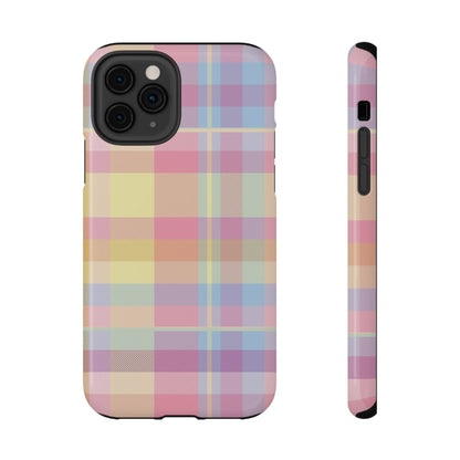 Sorbet Plaid iPhone Case