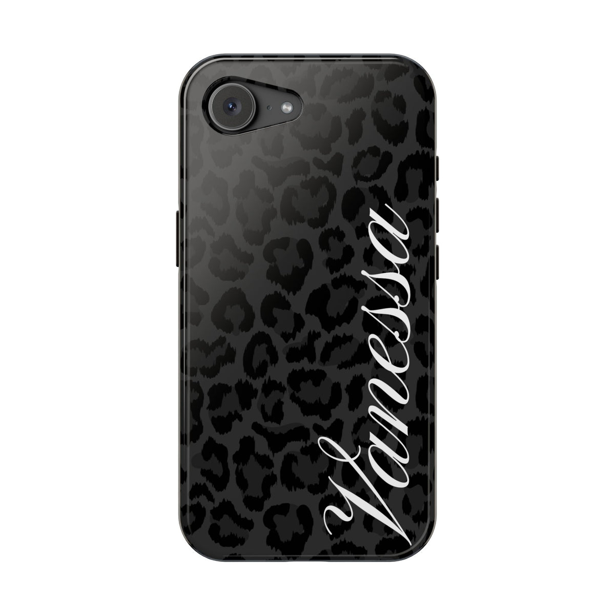 Custom Black Leopard iPhone Case