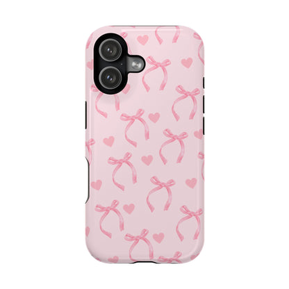Bows & Hearts iPhone Case
