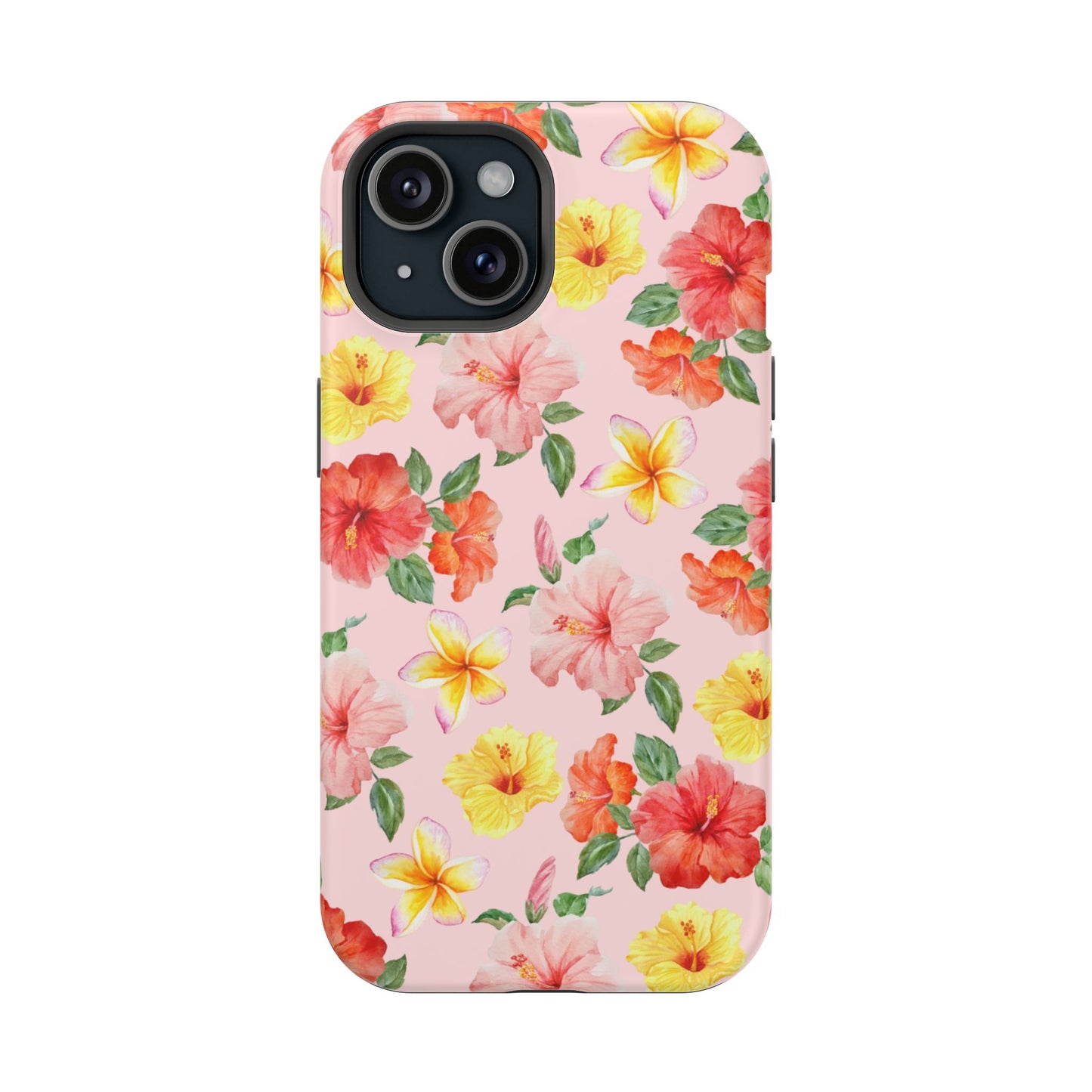 Pink Hibiscus Bloom iPhone Case