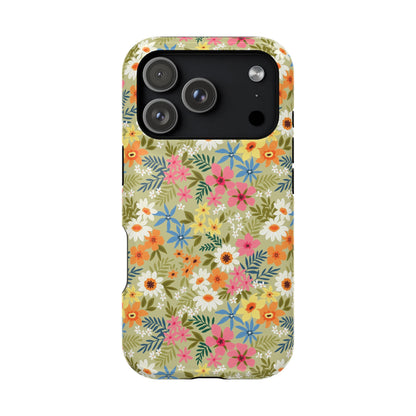 Colorful Posies iPhone Case