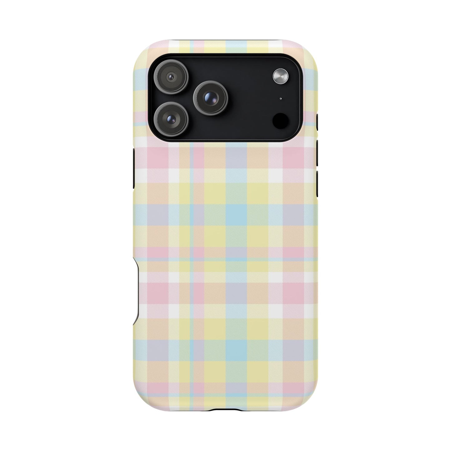 Buttercream Plaid iPhone Case