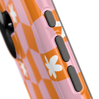 Groovy Check iPhone Case
