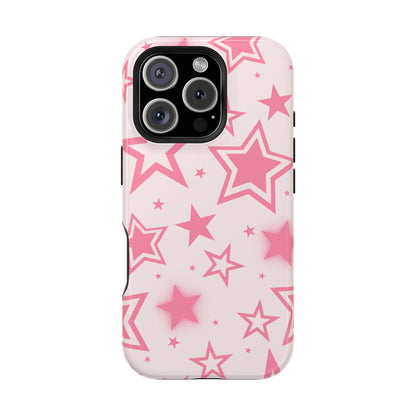 Hot Pink Stardust iPhone Case