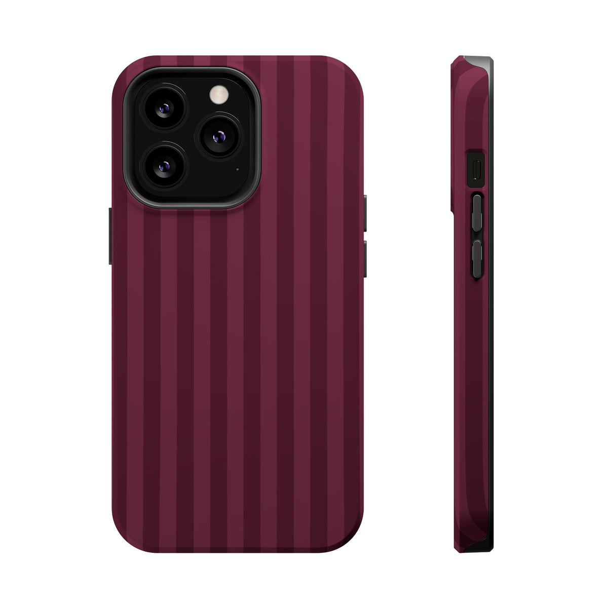 Plum Stripes iPhone Case