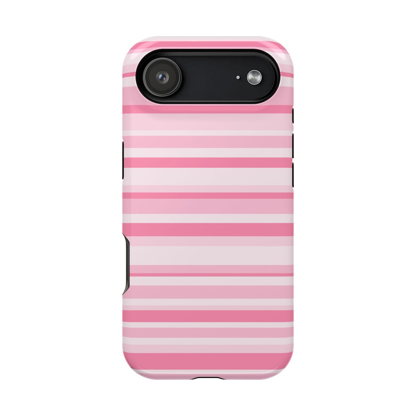 Pink Candy Stripes iPhone Case