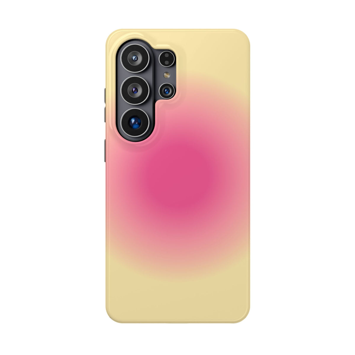 Hot Pink & Yellow Aura Samsung Case