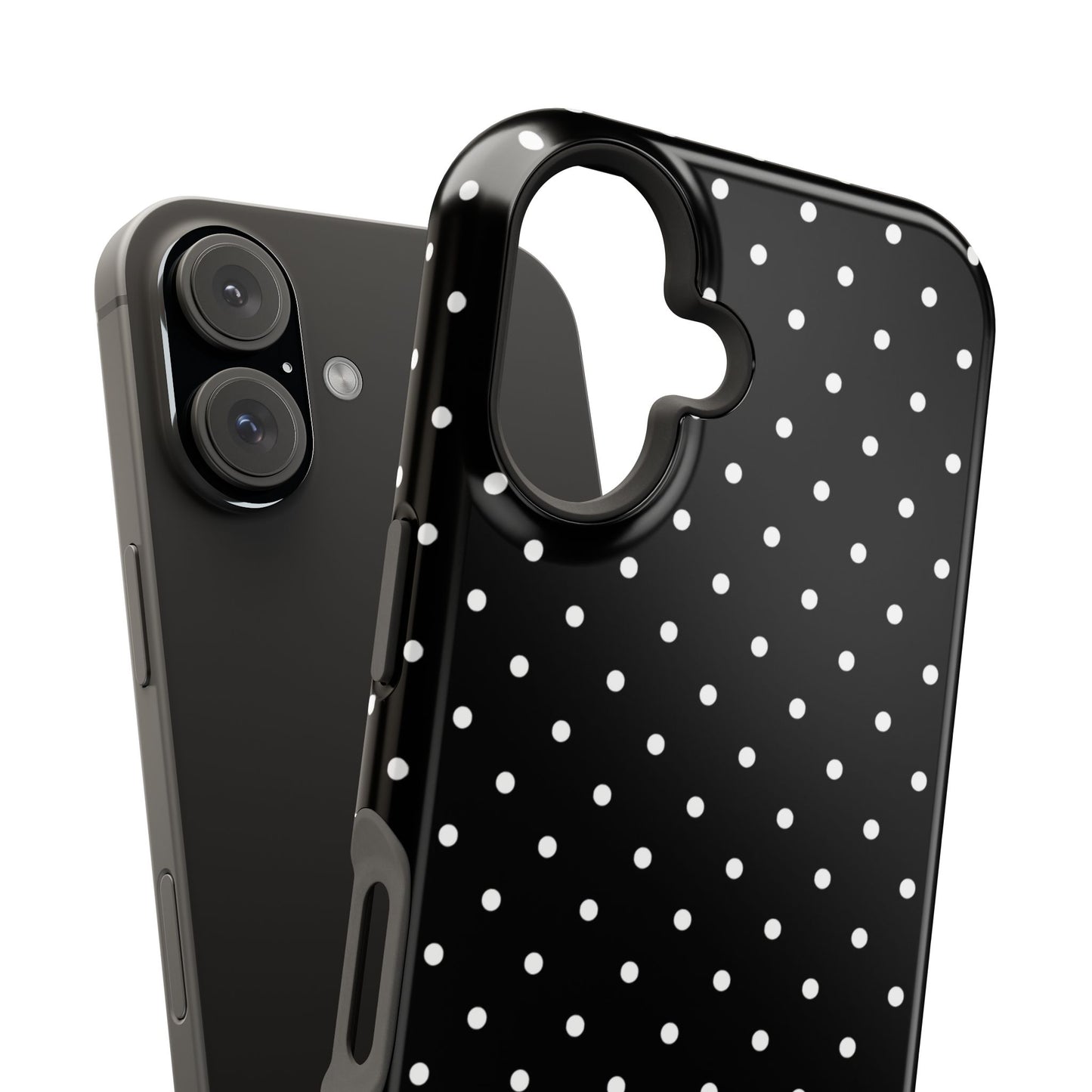 White Mini Dots iPhone Case