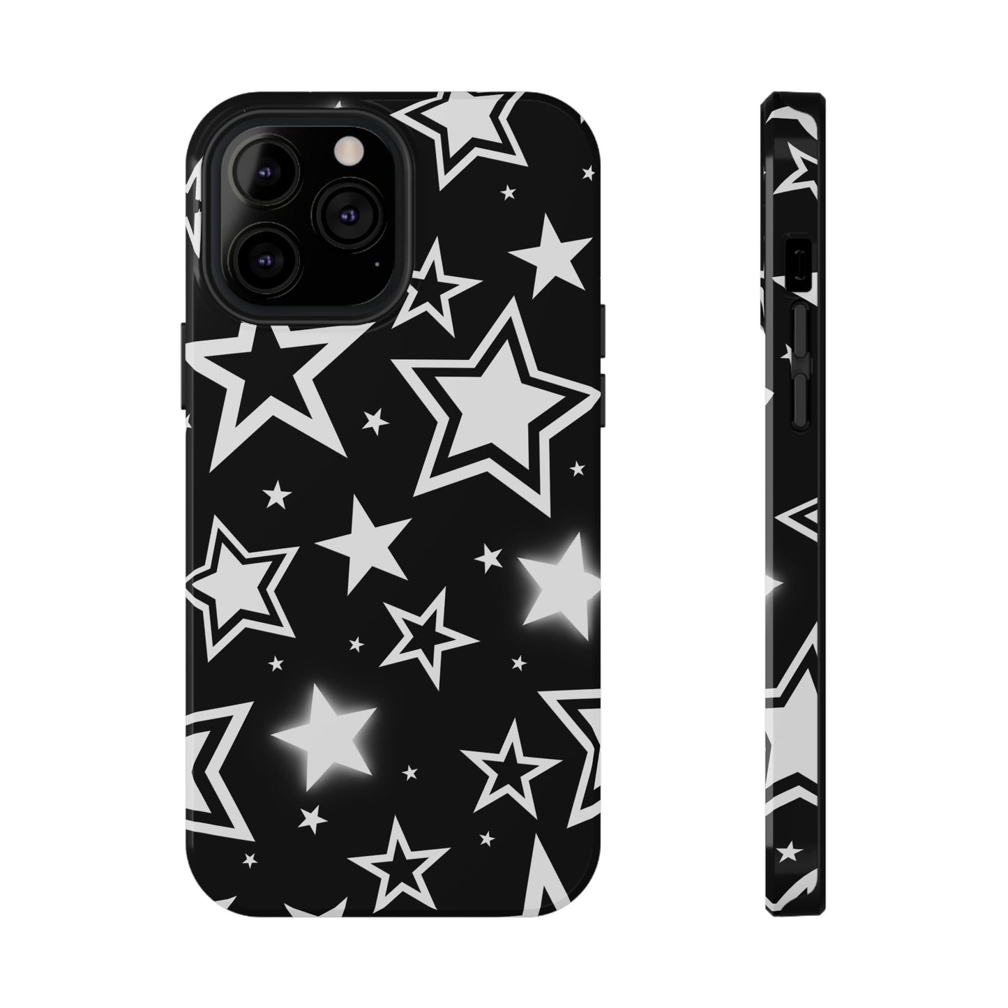 Black Stardust iPhone Case