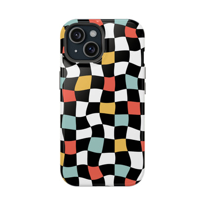 Retro Check iPhone Case