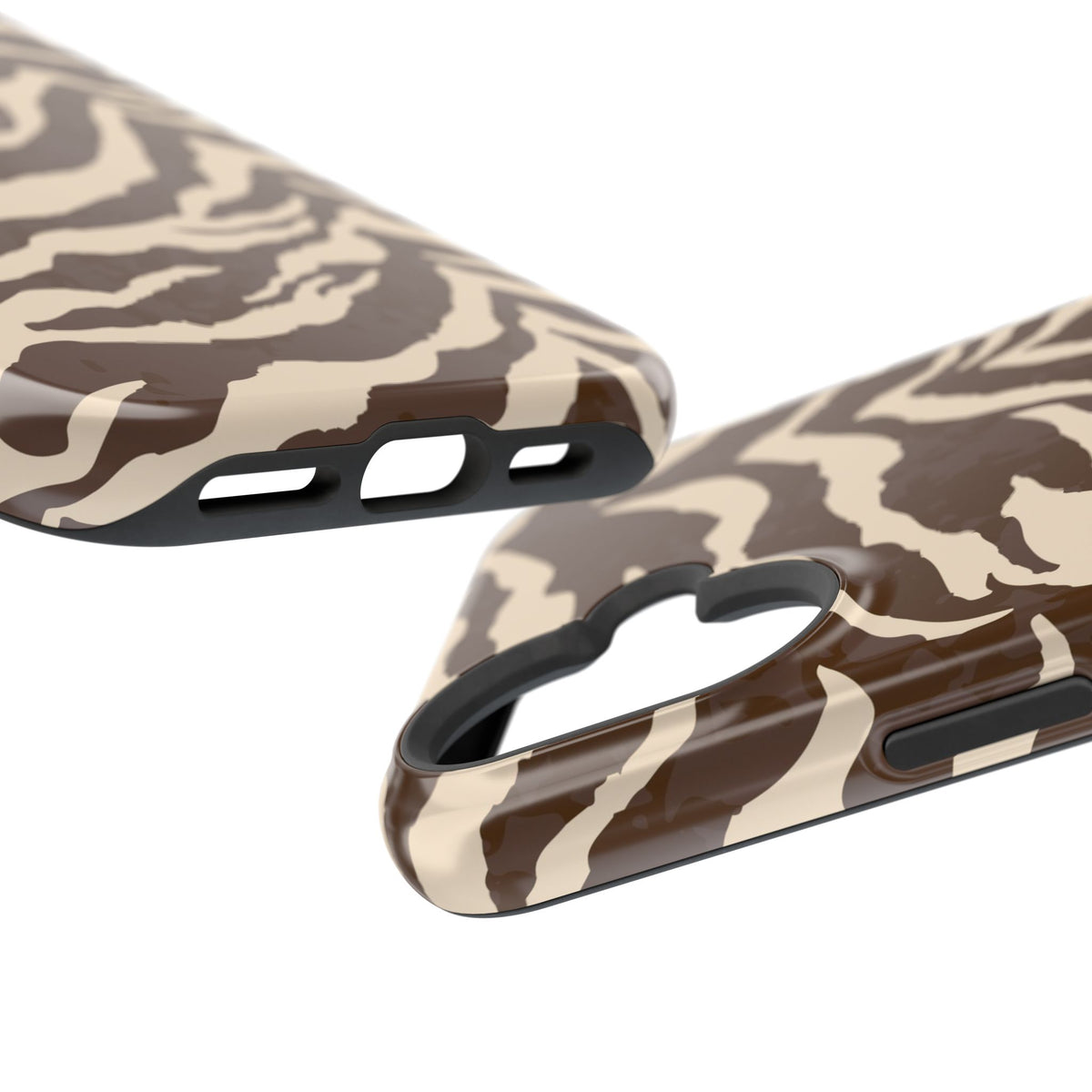Brown Zebra iPhone Case
