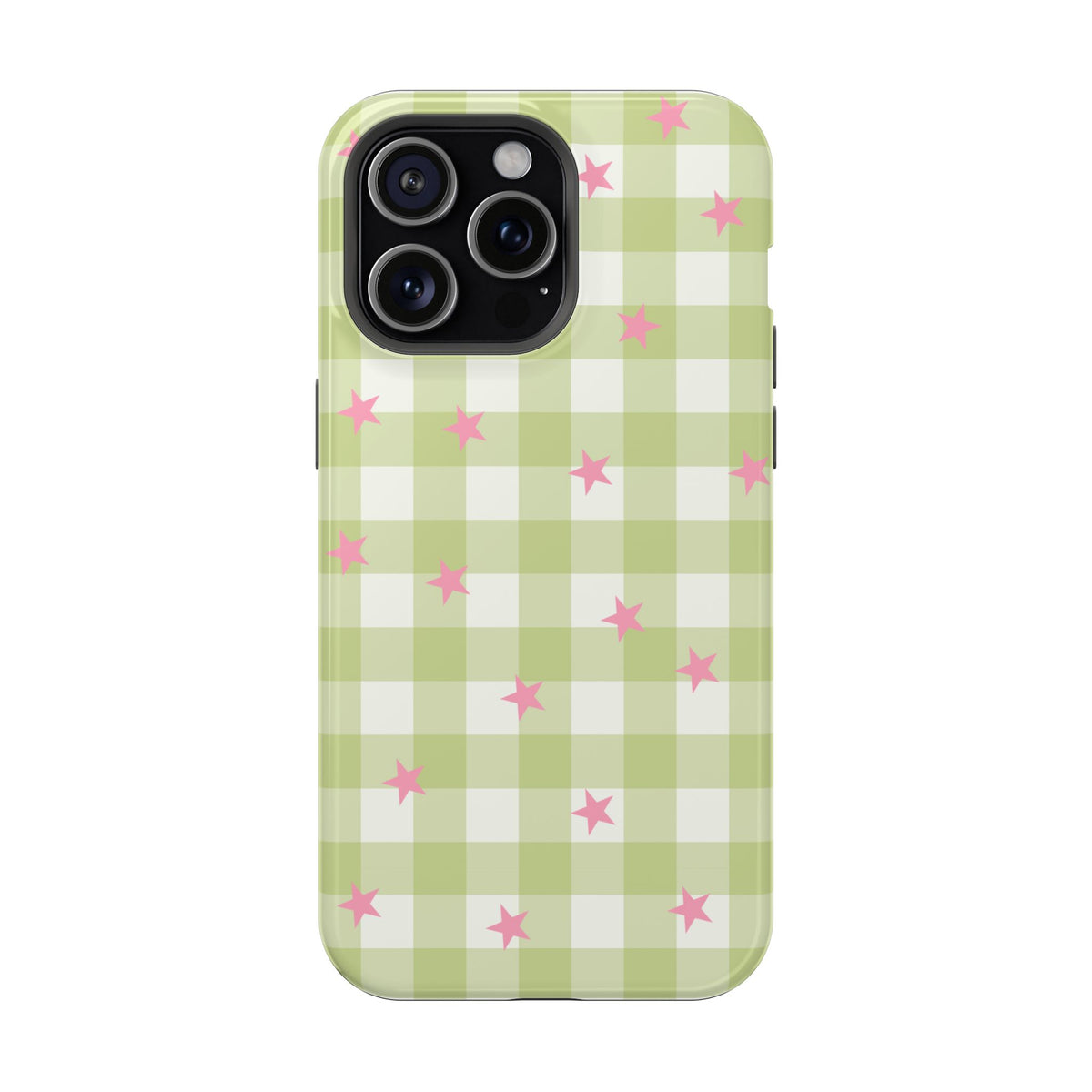 Lucky Star Gingham iPhone Case