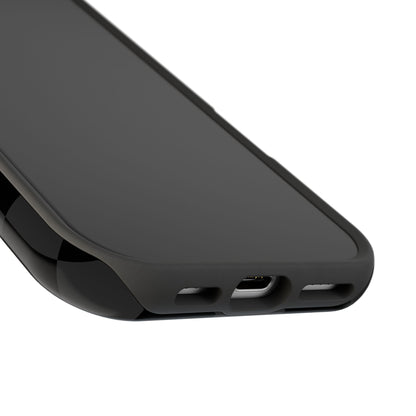 Black Checkered iPhone Case