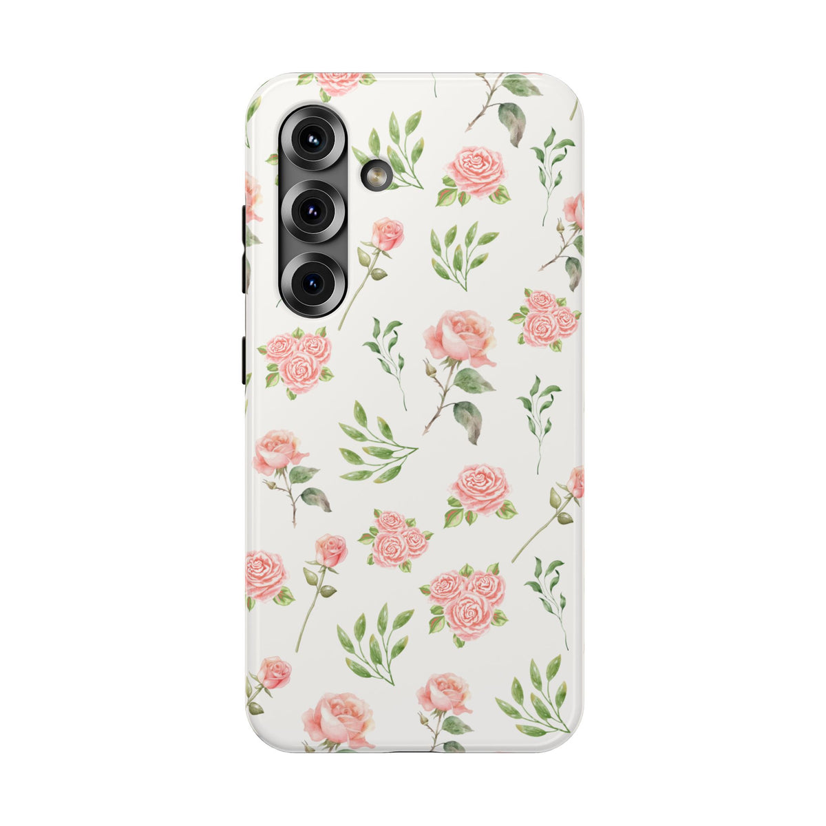 Pink Vintage Roses Samsung Case