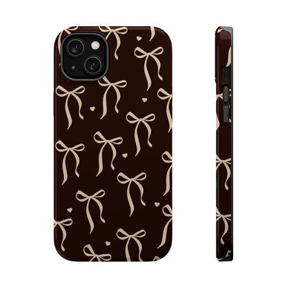 Chocolate Bows iPhone Case