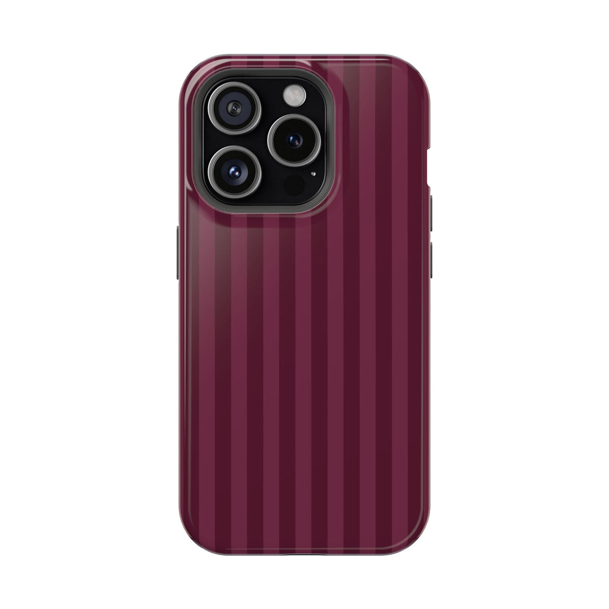 Plum Stripes iPhone Case